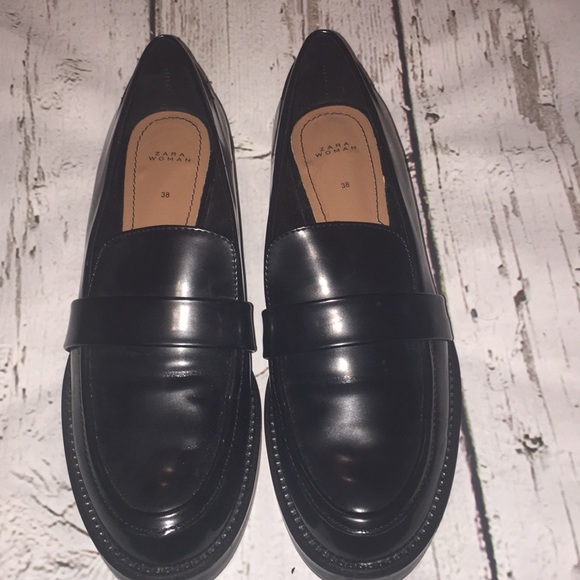 zara ladies loafers